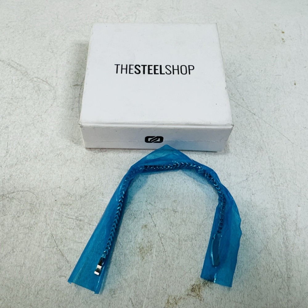 The Steel Shop Cuban Link Stainless Steel Bracelet 7.5"